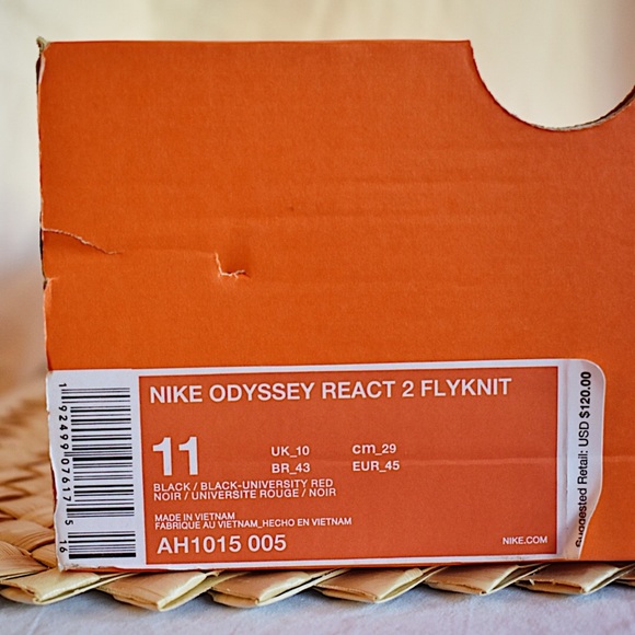 🚨SOLD🚨NEW Nike Odyssey React 2 Flyknit - Picture 8 of 8